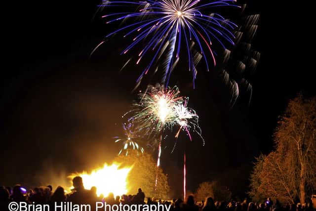 The Lea Park bonfire