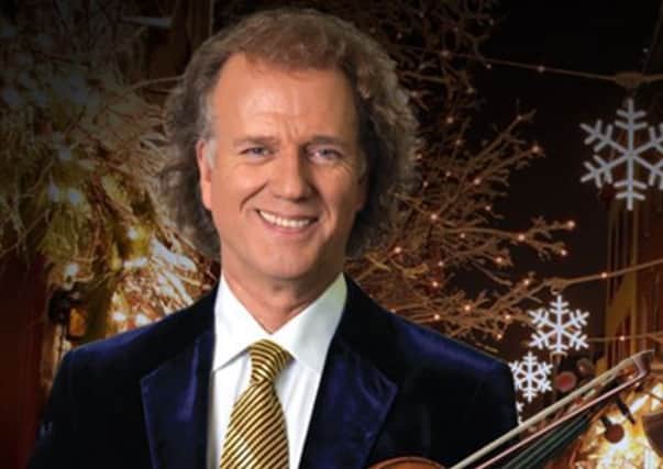 Andre Rieu's Christmas concert is being shown at Tinity Arts Centre in Gainsborough this weekend
