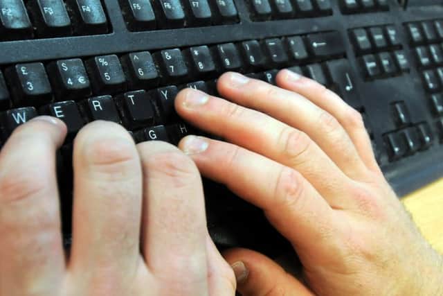 Stock pic Online Grooming keyboard
