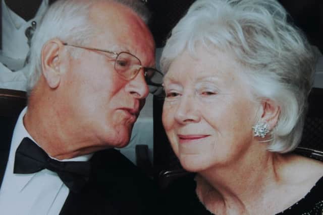 One of Molly's favourite pictures of her and Ken Warren before he became ill.