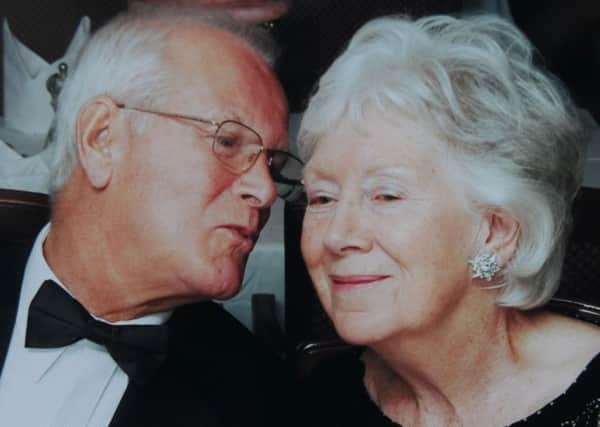 One of Molly's favourite pictures of her and Ken Warren before he became ill.