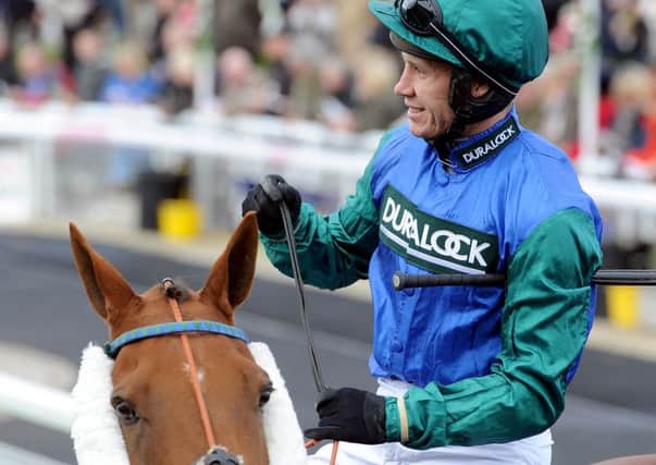 HENNESSY HERO? -- champion jockey Richard Johnson, who attempts to win the Hennessy Gold Cup for the first time on Saturday aboard the pre-race favourite, Native River.