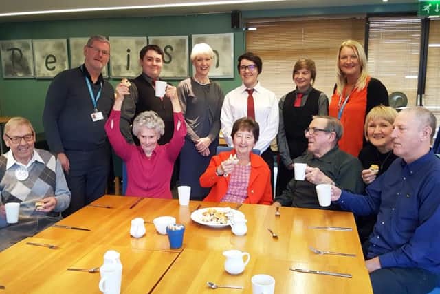 Members of Mansfield's Memory Cafe.