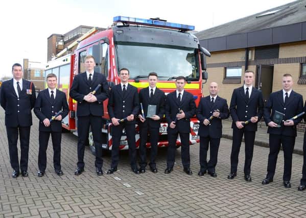 Eight new on-call firefighters have completed their training with Lincolnshire Fire & Rescue Service