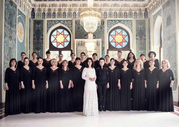 Katie Melua has launched a competiton for choirs are singing with the Gori Women's Choir in Georgia