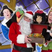 CBeebies stars Callum Donnelly and Robin Hatcher star in Santa and The Pirates (That Dont Want Christmas) in Gainsborough