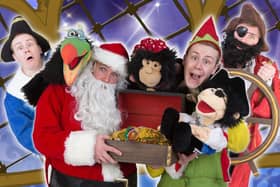 CBeebies stars Callum Donnelly and Robin Hatcher star in Santa and The Pirates (That Dont Want Christmas) in Gainsborough