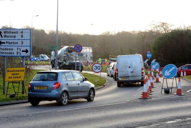 Millhouse Roundabout works.