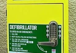 Defibrillator.