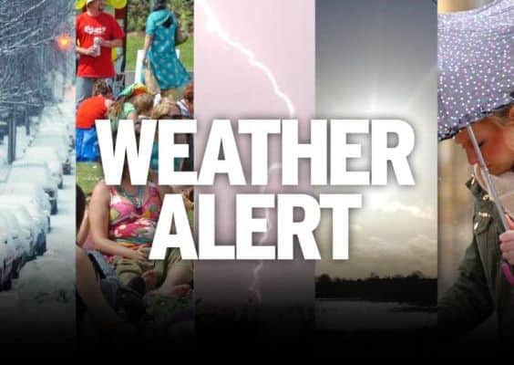 Flood alerts are in place in three places in Yorkshire tonight.