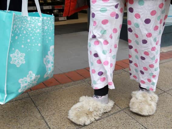 Would you go shopping in your pyjamas?
