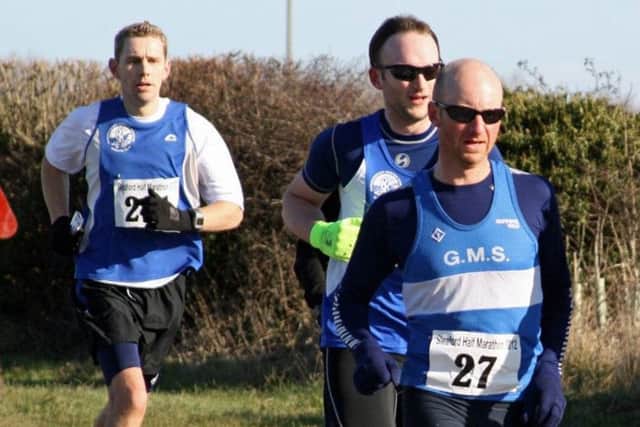 Star Strider Tom Humphries (right), who is firmly on the comeback trail after problems with injury.