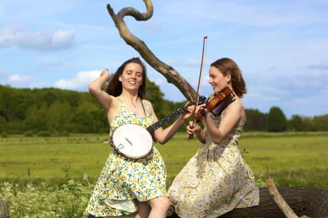 The Carrivick Sisters, twins Laura and Charlotte.