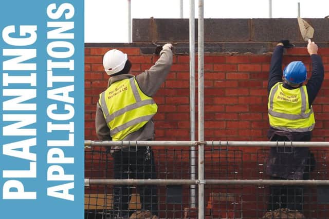 Latest planning applications.