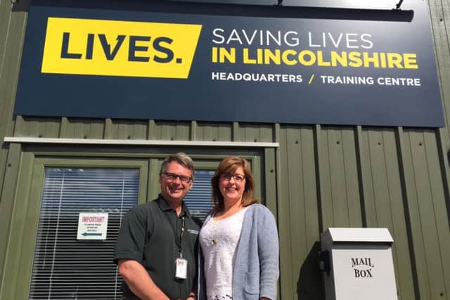 LIVES' chief executive Nikki Silver, with the charity's clinical director, Dr Simon Topham.