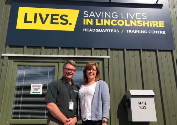 LIVES' chief executive Nikki Silver, with the charity's clinical director, Dr Simon Topham.