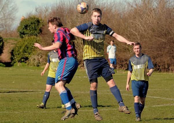 Action from the Gainsborough Sunday League.