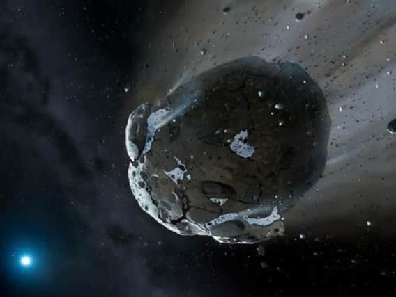 A huge asteroid is heading towards Earth.