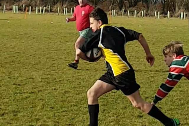Jonathan Brewster in action for Wasps.