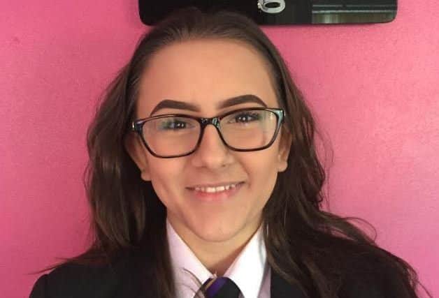 Jazzmin Barr was excluded after a teacher claimed she was caked in make-up.