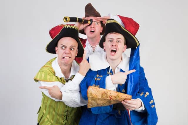 CBeebies stars Callum Donnelly, Richard Franks and Robin Hatcher are bringing Treasure Island to Lincoln for half-term. Picture: Richard Grebby