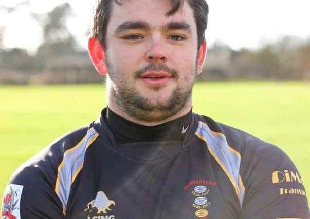 Captain Daniel Chadwick, who is leading by example for Gainsborough All Blacks.