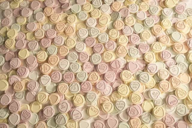 Love Hearts are made at the Swizzels factory Derbyshire