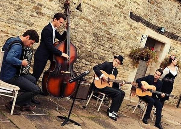 Cafe Manouche are live at Lincoln Drill Hall this week