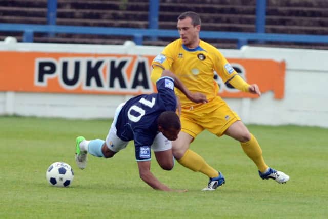 Dom Roma pictured playing for Gainsborough