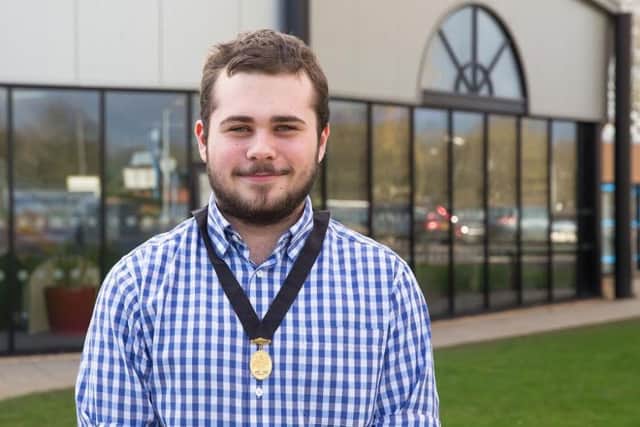 Cameron McFarlane has become North Lincolnshires new Young Mayor