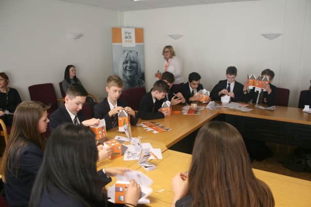 Students from Queen Elizabeth's High School were invited to Acis