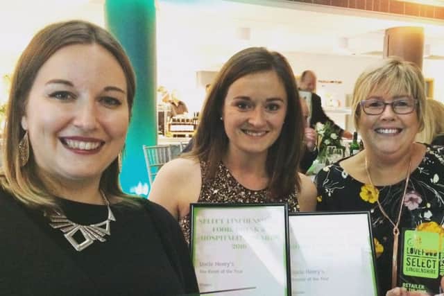 Katie Leeman, Emma Ward and Julie Hall