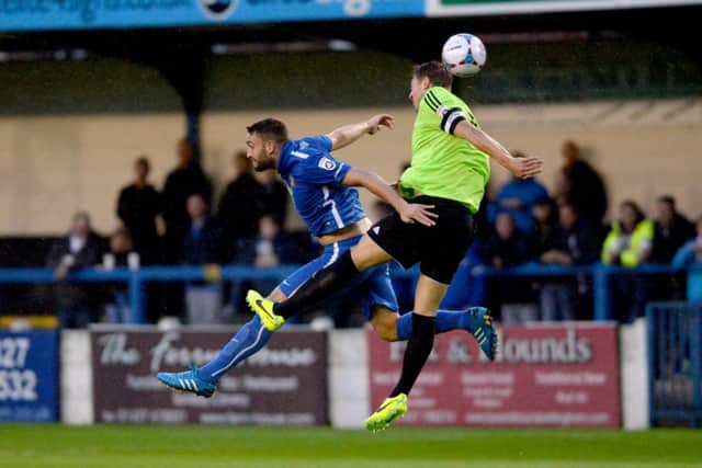 Gainsborough Trinity defender Matt WIlson.