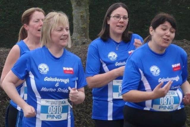 Gainsborough and Morton Striders in action at the Gainsborough and Morton 10km