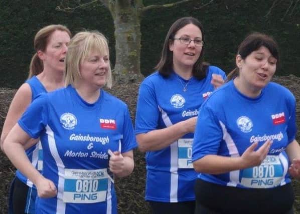 Gainsborough and Morton Striders in action at the Gainsborough and Morton 10km