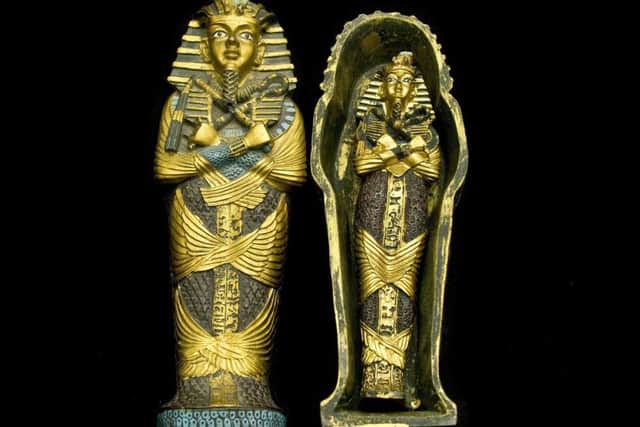 Can you solve the murder mystery story The Wenlock Mummy at Lincoln central library?