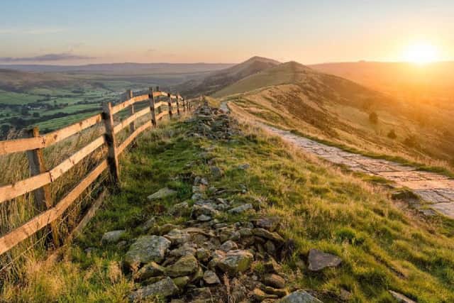 The Great Ridge, Peak District National Park.