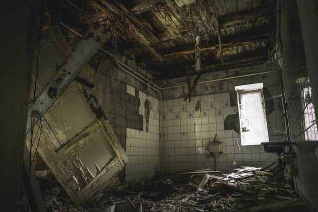 Abandoned and derelict places can be very scary. Photo by Pixabay.