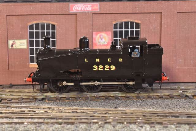 The model shunting engine made by Mark Edwards