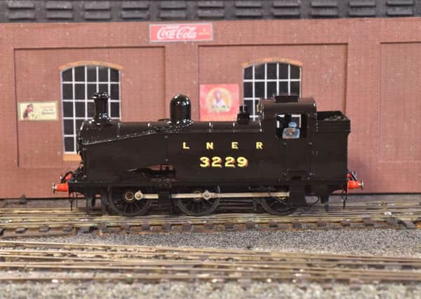 The model shunting engine made by Mark Edwards