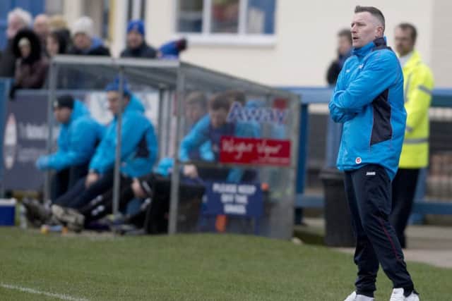 Gainsborough Trinity manager Dave Frecklington.
