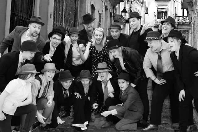The cast of Guys and Dolls.