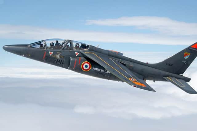 A French Alpha Jet that will be taking to the skies and adding a further international flavour at the Scampton Air Show, to be held later this year.