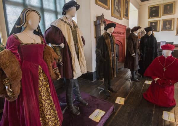 Gainsborough Old Hall are putting on an exhibition of the costumes used in the TV Drama Wolf Hall.   Picture: Sarah Washbourn / www.yellowbellyphotos.com