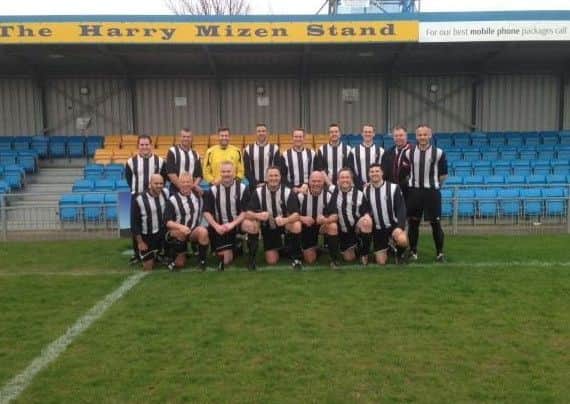 Nottinghamshire Police football squad pictured.