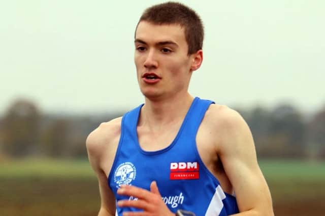 Mat Huteson, winner of the 100th Gainsborough 5K parkrun. (PHOTO BY: John Rainsforth).