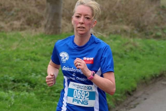 Karen Ramsdale, who ran a personal-best time in the Woodhall Spa 10K.