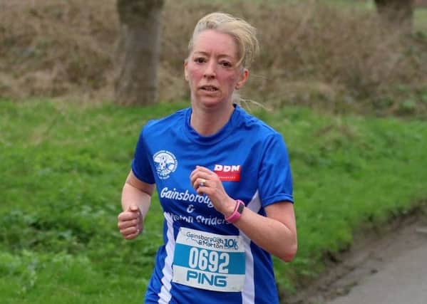 Karen Ramsdale, who ran a personal-best time in the Woodhall Spa 10K.