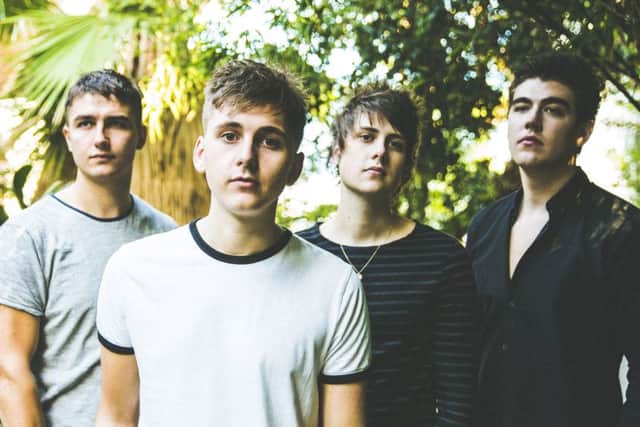 The Sherlocks are, from left, Josh Davidson, Kiaran Crook, Brandon Crook and Andy Davidson.