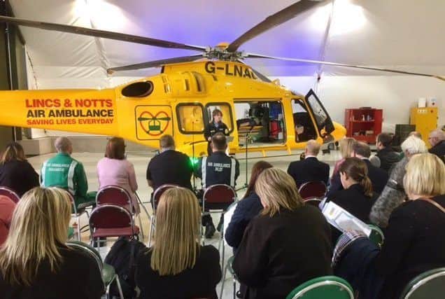 The launch of the new ambucopter